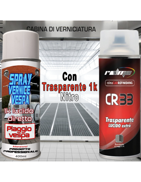 Vernice per auto Bomboletta spray per Piaggio 6 5 Verde Vernice di base