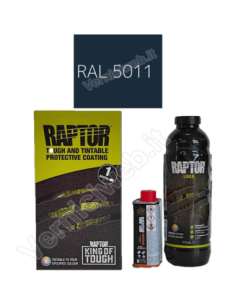 kit lt1 Vernice Raptor colore RAL 5011 blu acciaio