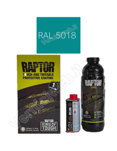 kit lt1 Vernice Raptor colore RAL 5018 blu turchese