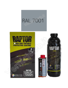 kit lt1 Vernice Raptor colore RAL 7001 grigio argento