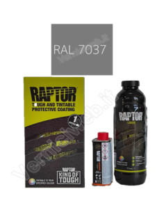 kit lt1 Vernice Raptor colore RAL 7037 grigio polvere