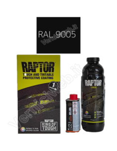 kit lt1 Vernice Raptor colore RAL 9005 nero profondo