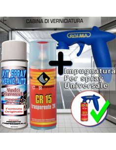 Vernice Spray Auto VV212 BIANCO GHIACCIO OPACO (RUOTE) IT