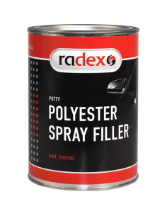 Stucco poliestere liquido a spruzzo radex