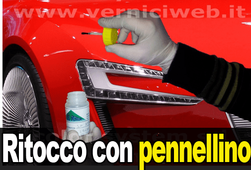 ritocco con pennellino