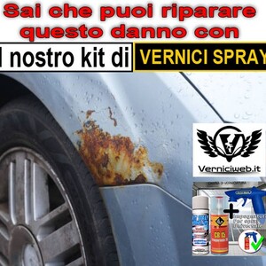 Sai che puoi riparare un danno simile utilizzando i nostri kit di vernici spray?
informati nel nostro blog o guarda il kit.
https://www.verniciweb.it/shop/vernici-spray-per-auto-tua-codifica-/14-1-vernice-spray-kit-ritocco-auto.html#/1-opzioni_spray-con_trasparente_2k_400ml
#verniciweb #verniciauto #vernicimoto #vernicispray #vernicispray2k #verniciautospray #coloriauto